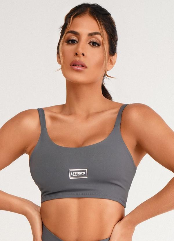 Lets Gym - Top Basic Colors Cinza 1