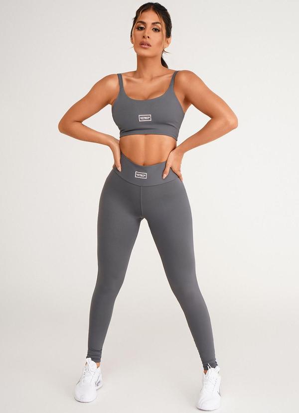 Lets Gym - Top Basic Colors Cinza 3