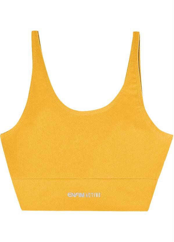Enfim - Top Bojo Removível Proteção Uv50+ Amarelo 2