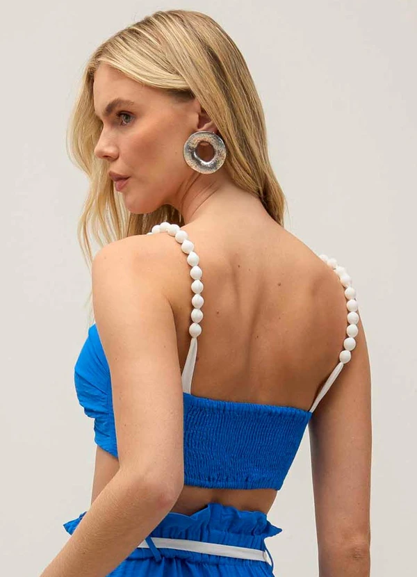 Carlota Costa - Top Bolas Azul 2