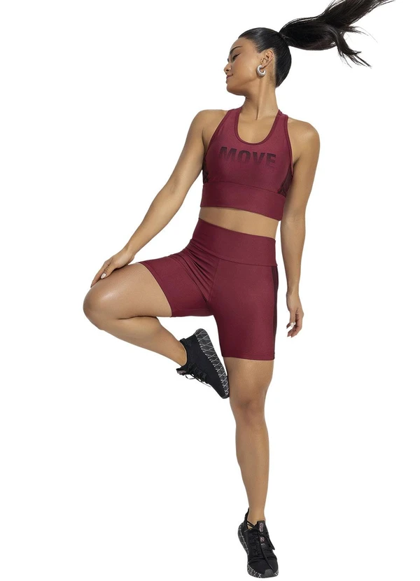 Jancris - Top Bordô em Malha com Elastano 3