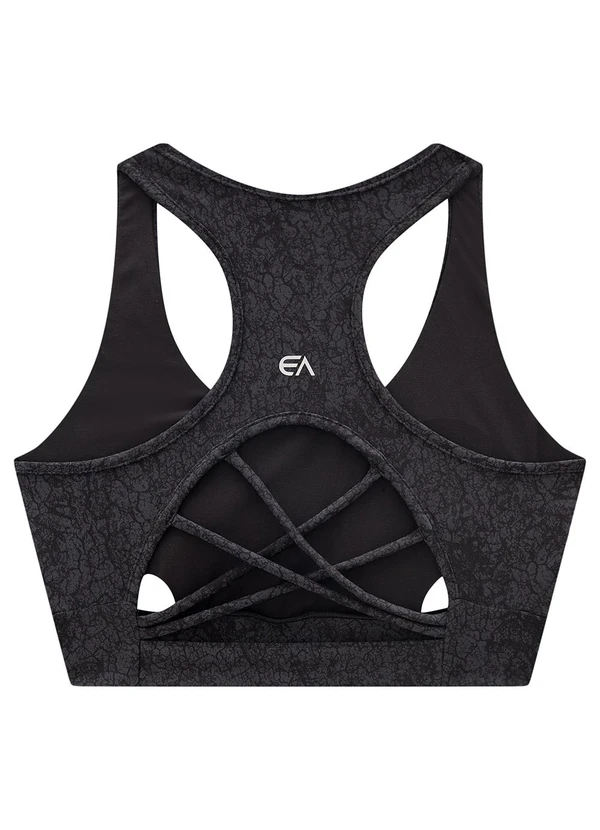 Enfim - Top Cinza Chumbo Nadador Strappy Uv 6