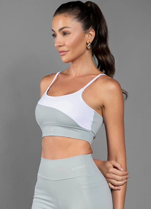 Everfit - Top Clover Duo Cinza