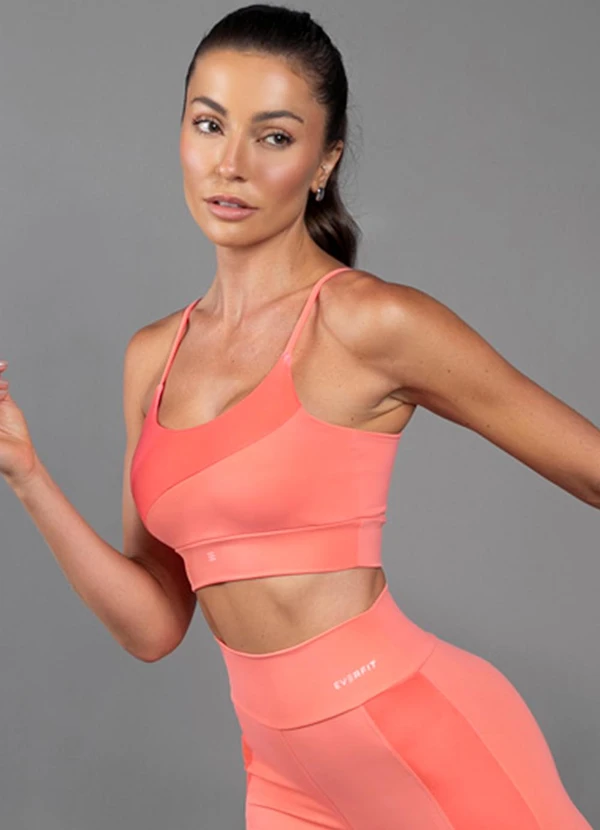 Everfit - Top Clover Duo Laranja