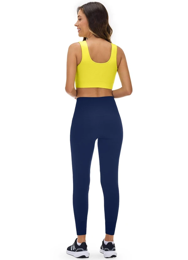 Zee Rucci - Top com Bojo Removível sem Costura Amarelo 4