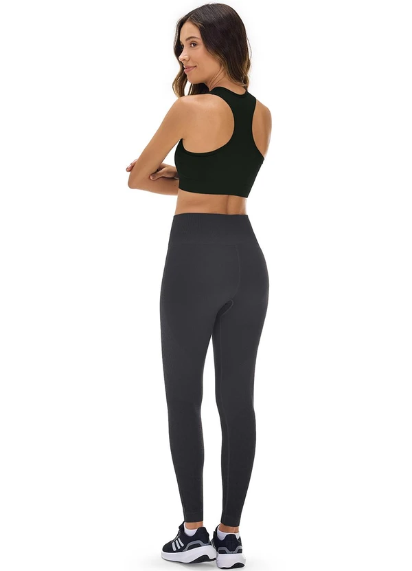 Zee Rucci - Top com Zíper e Bojo Removível sem Costura Preto 4