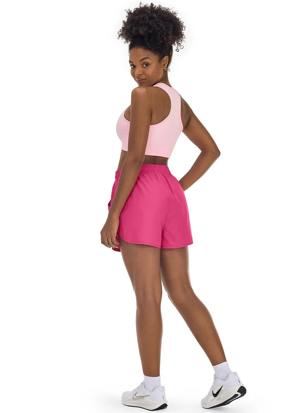 Zee Rucci - Top com Zíper e Bojo Removível sem Costura Rosa 4