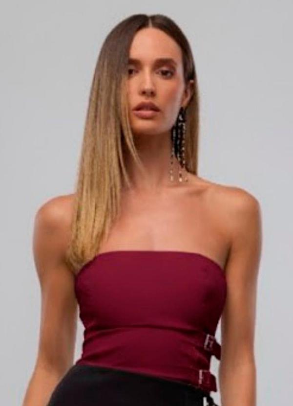 Carlota Costa - Top Corselet Vermelho