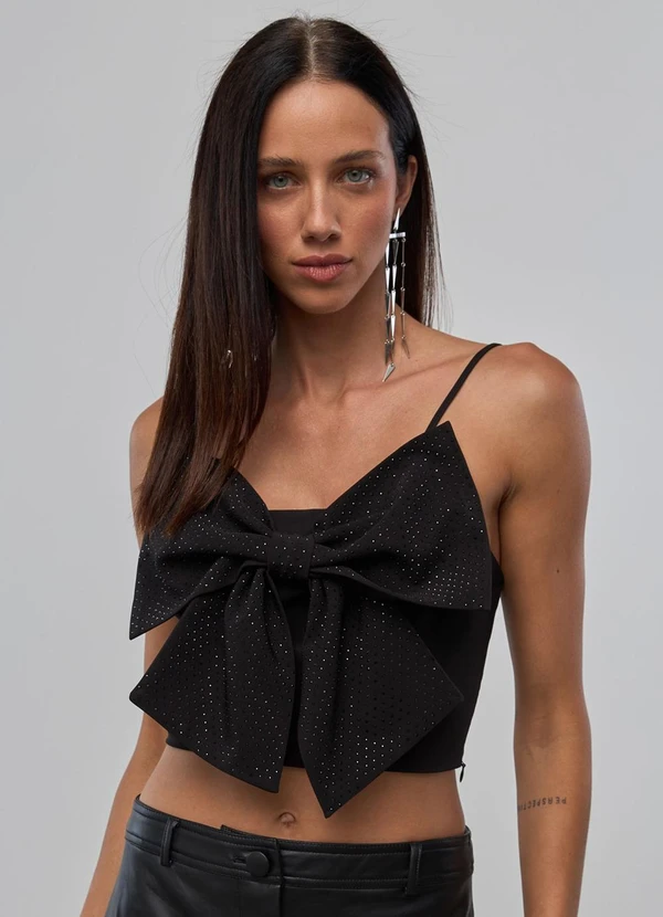 Carlota Costa - Top de Laço Preto