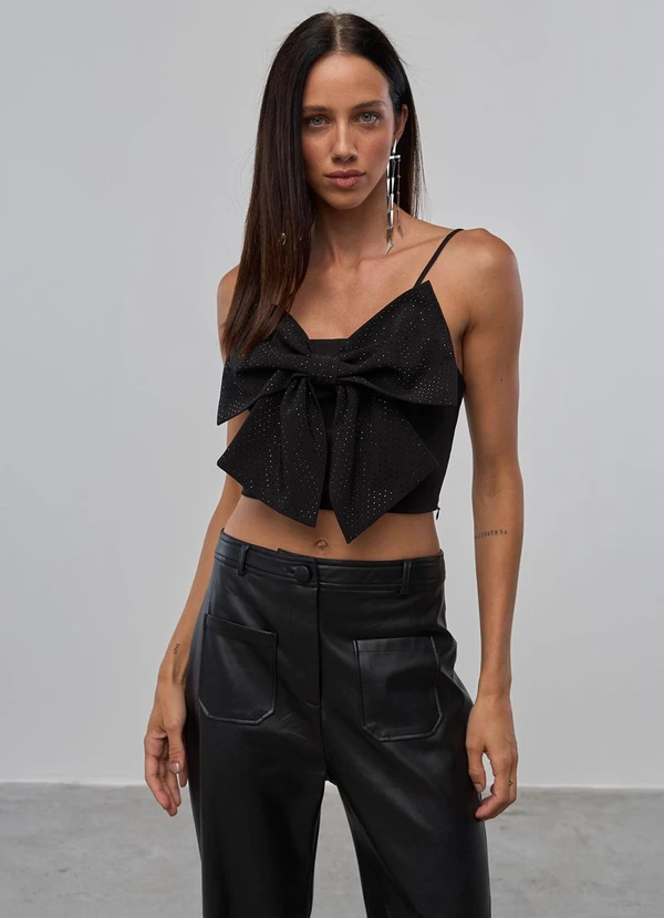 Carlota Costa - Top de Laço Preto 1