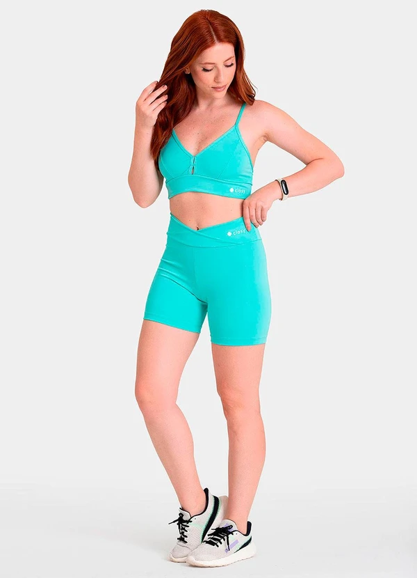 Closy - Top Decote V Reflexo Acqua 3