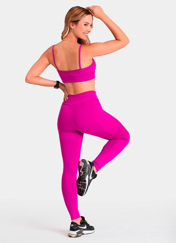 Closy - Top Decote V Reflexo Fúcsia 4