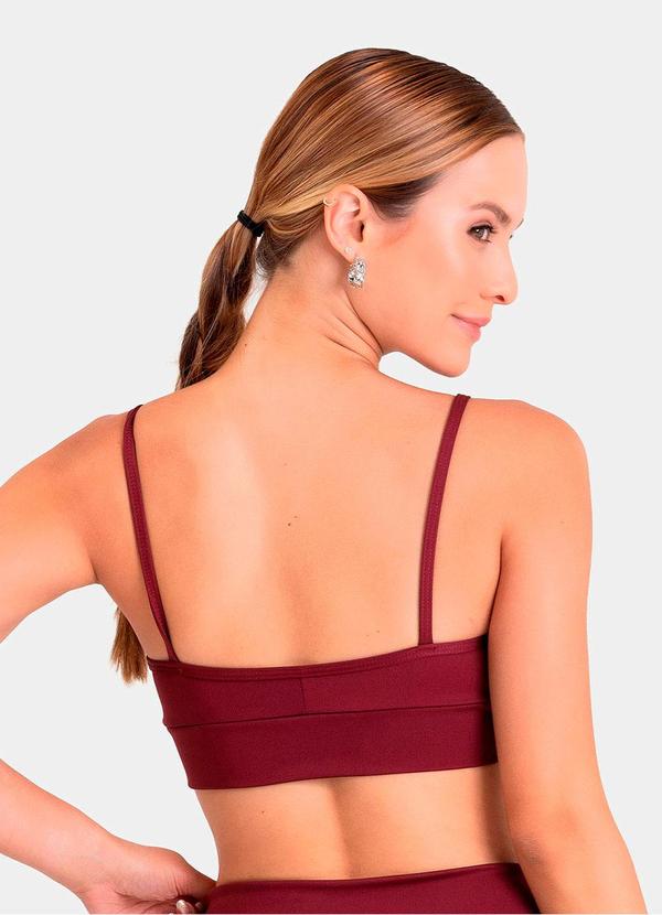 Closy - Top Decote V Reflexo Rubro 2