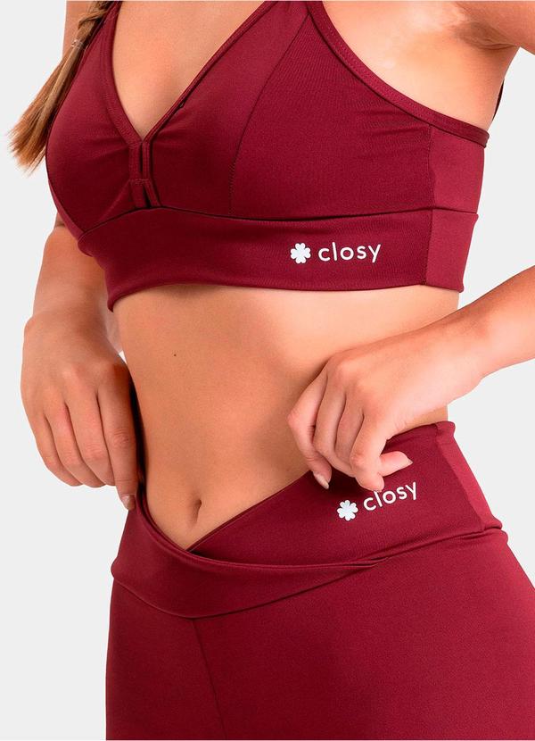 Closy - Top Decote V Reflexo Rubro 3
