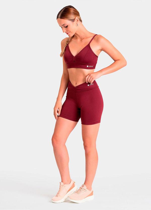 Closy - Top Decote V Reflexo Rubro 4