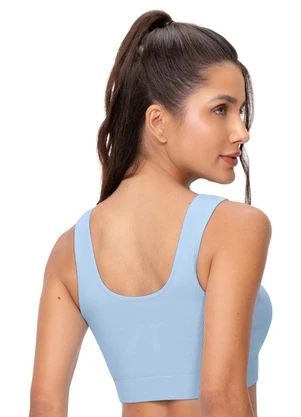 Zee Rucci - Top Efeito Ribana Azul Celeste - ZEE RUCCI