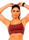 Cobertura - Top em Suplex Feminino Marrom - variação: Marrom