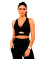 Cobertura - Top em Suplex Feminino Azul - variação: Preto