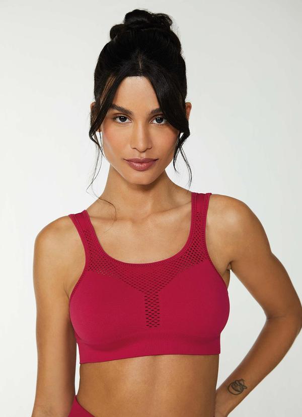 Enfim - Top Emana® Feminino Active Rosa Escuro
