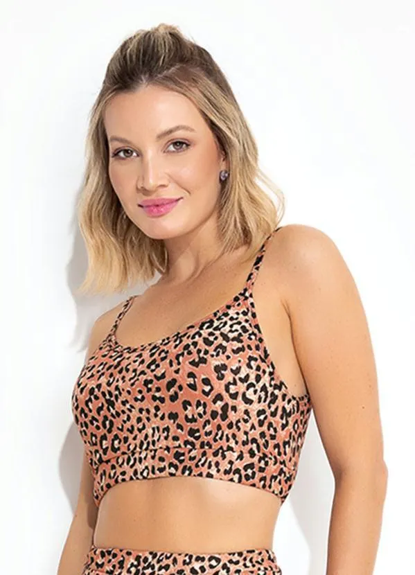 Queima Estoque - Top Esportivo Animal Print