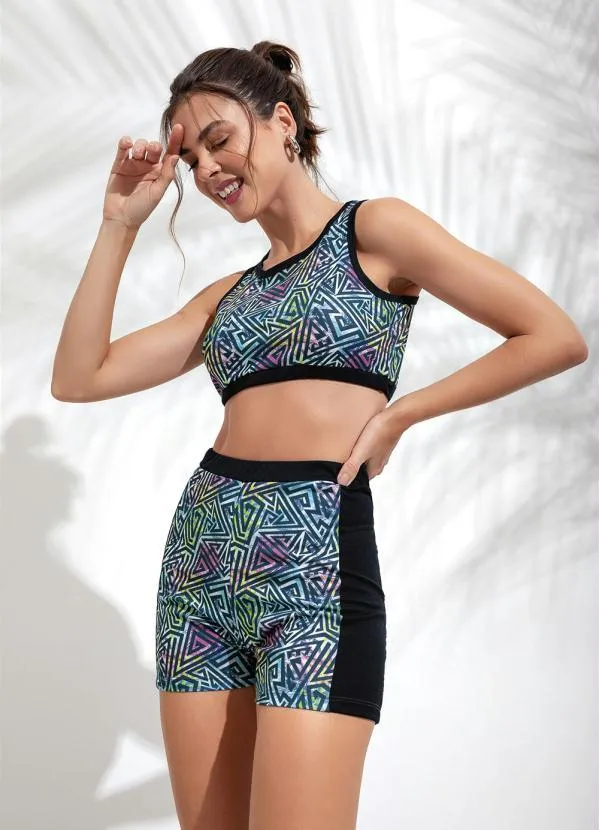 Alma Dolce - Top Esportivo Geométrico 3
