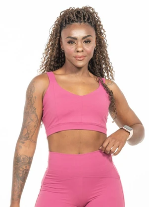 Cobertura - Top Feminino com Alça Dupla Rosa - COBERTURA
