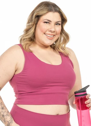 Cobertura - Top Feminino com Alça Largas Rosa - COBERTURA