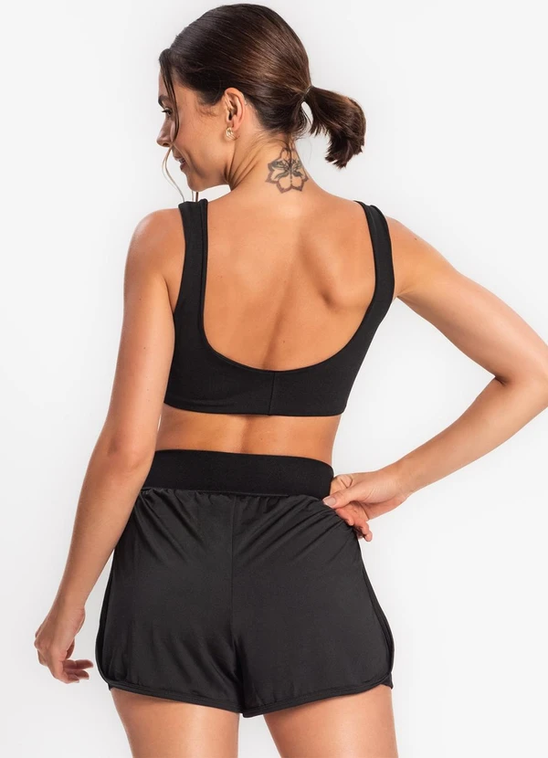 Rovitex - Top Feminino de Academia Preto 4