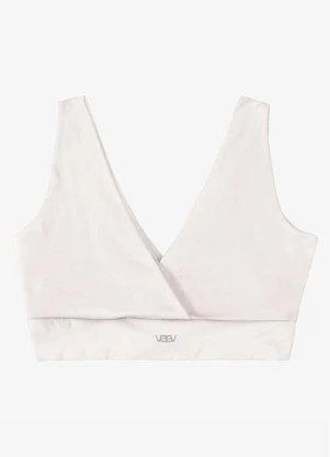 Veev - Top Feminino em Poliamida Intense Bege - VEEV
