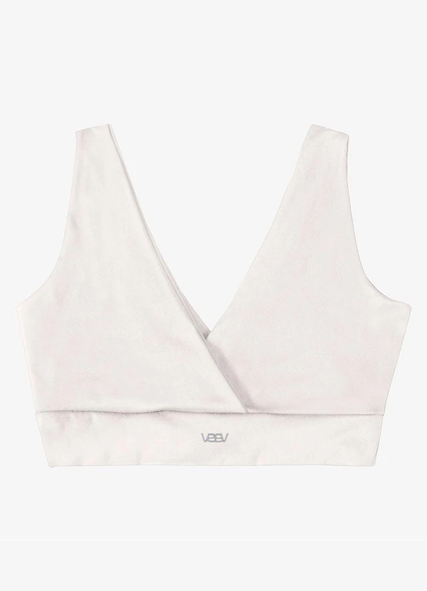 Veev - Top Feminino em Poliamida Intense Bege