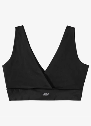 Veev - Top Feminino em Poliamida Intense Preto - VEEV