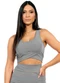 Cobertura - Top Feminino Fitness Rosa - variação: Cinza
