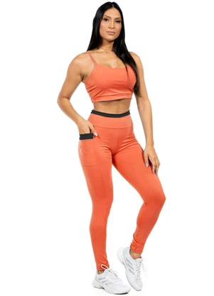 Cobertura - Top Feminino Fitness Marrom - COBERTURA