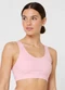 Rovitex - Top Feminino Fitness Poliamida com Elastano Bege - variação: Rosa