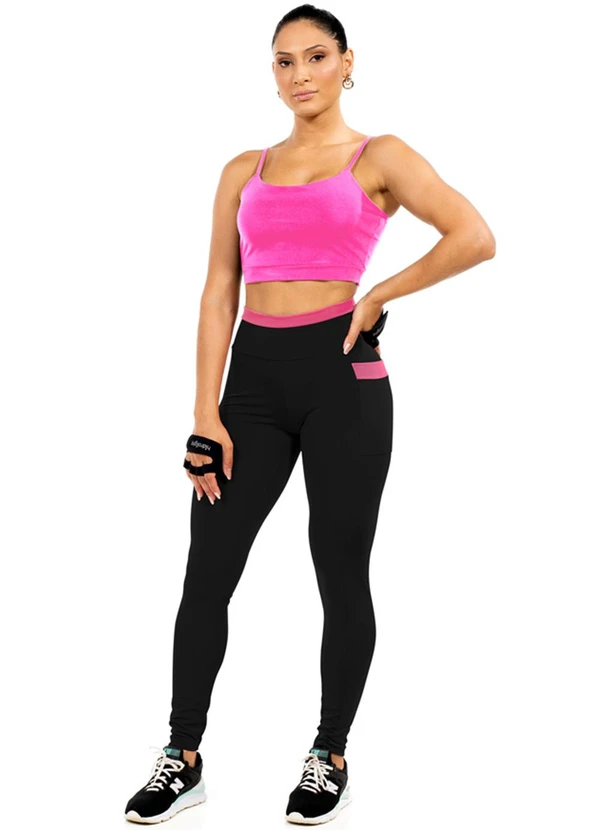 Cobertura - Top Feminino Fitness Rosa 2