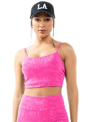 Cobertura - Top Feminino Fitness Rosa - COBERTURA