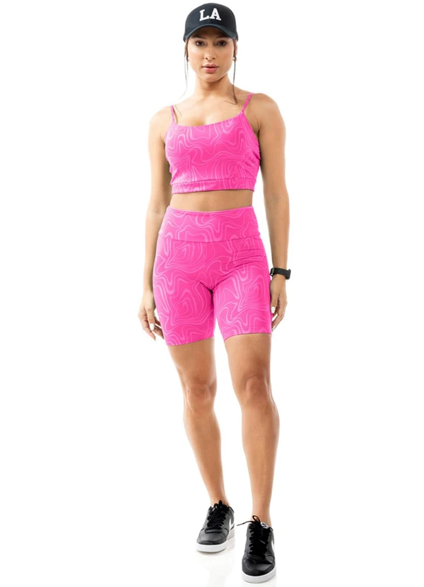 Cobertura - Top Feminino Fitness Rosa 2