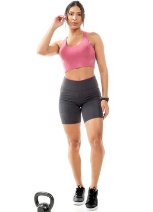 Cobertura - Top Feminino Fitness Rosa - COBERTURA