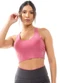 Cobertura - Top Feminino Fitness Cinza - variação: Rosa