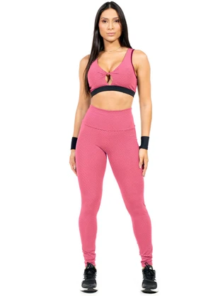 Cobertura - Top Feminino Fitness Rosa - COBERTURA