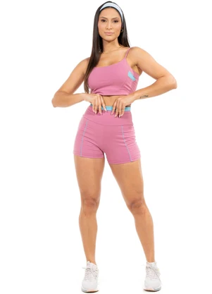 Cobertura - Top Feminino Fitness Rosa - COBERTURA