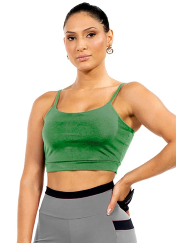 Cobertura - Top Feminino Fitness Verde