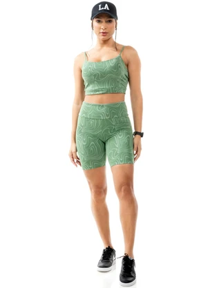 Cobertura - Top Feminino Fitness Verde - COBERTURA
