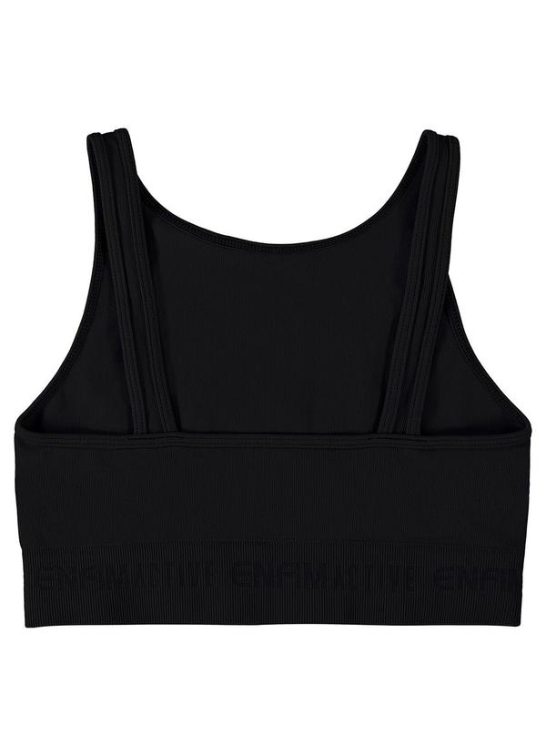 Enfim - Top Feminino Halter Neck Seamless Active Preto 2