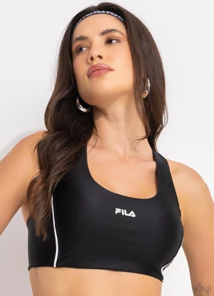 Fila - Top Feminino Line Future Sports Preto - FILA