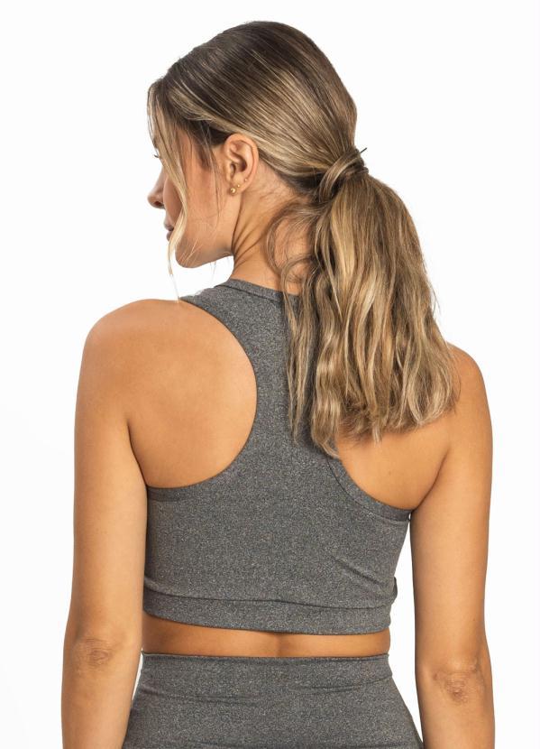 Rovitex - Top Feminino Liso Ftk Cinza 2