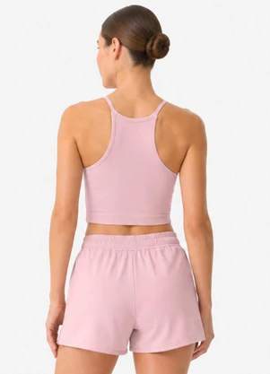 Rovitex - Top Feminino Nadador Fitness Poliamida Rosa - ROVITEX