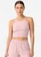Rovitex - Top Feminino Nadador Fitness Poliamida Bege - variação: Rosa