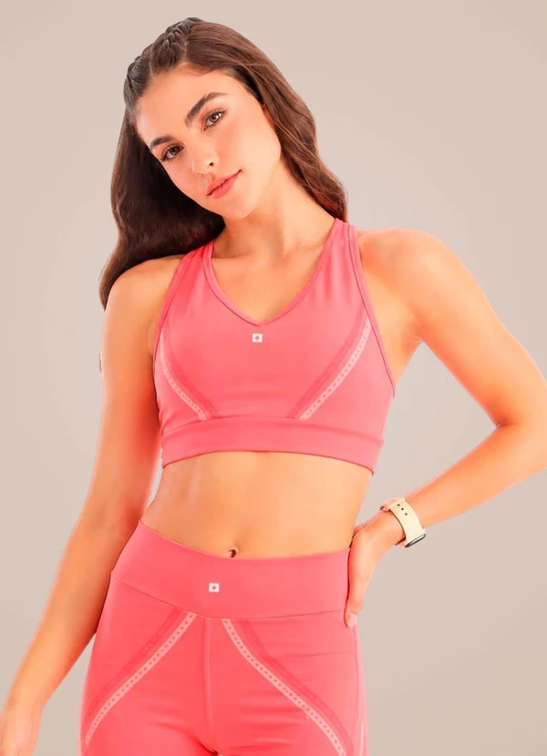 Endorfina - Top Feminino Poliamida Zt Laranja