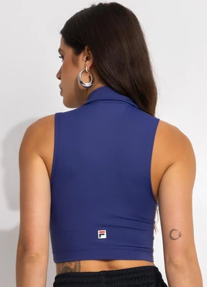 Fila - Top Feminino Tennis Match Azul - FILA